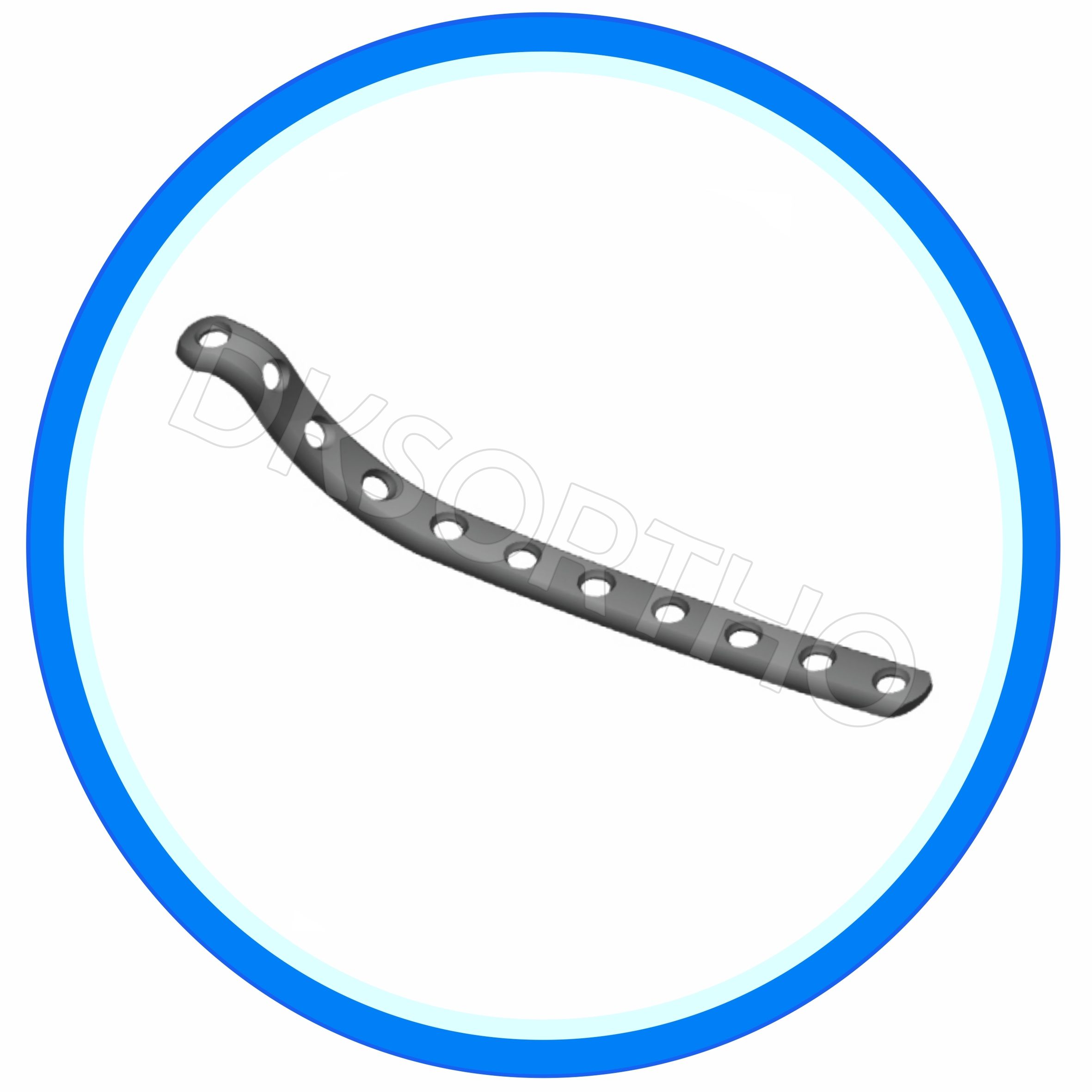 Distal Humerus Double Columns Lateral Plate (DC Hole) (Round Hole)